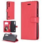 For Xiaomi Mi 9 Crazy Horse Texture Horizontal Flip Leather Case with Holder & Card Slots & Wallet & Photo Frame(Red)