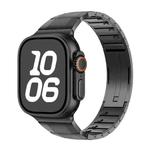For Apple Watch 46mm / 49mm / 45mm / 44mm Curved Side Detachable Stainless Steel Watch Band(Titanium Gray)