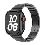 For Apple Watch 42mm / 41mm / 40mm / 38mm Curved Side Detachable Stainless Steel Watch Band(Titanium Gray)