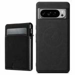 For Google Pixel 10 Pro Suteni H19 Litchi Grain 2-in-1 Removable Card Box Back Phone Case(Black)