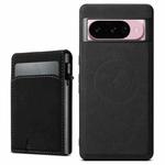 For Google Pixel 10 Suteni H19 Litchi Grain 2-in-1 Removable Card Box Back Phone Case(Black)