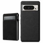 For Google Pixel 9 Pro Suteni H19 Litchi Grain 2-in-1 Removable Card Box Back Phone Case(Black)