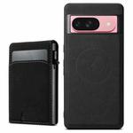 For Google Pixel 9 Suteni H19 Litchi Grain 2-in-1 Removable Card Box Back Phone Case(Black)