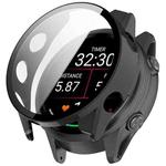 For Garmin Forerunner 970 Tempered Film Integrated PC Watch Protective Case(Black)