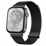 For Huawei Watch Fit 4 Pro / Fit 4 / Fit 3 Milanese Magnetic Metal Watch Band(Black)
