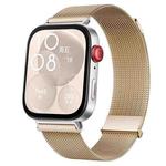 For Huawei Watch Fit 4 Pro / Fit 4 / Fit 3 Milanese Magnetic Metal Watch Band(Rose Gold)