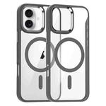 For iPhone 17 Metal Eyes Lens Ring MagSafe Anti-drop Phone Case(Titanium Sand)