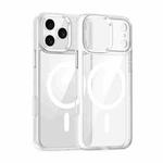 For iPhone 17 Air Metal Eyes Lens Ring MagSafe Anti-drop Phone Case(Transparent)