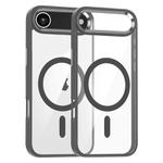 For iPhone 17 Air Metal Eyes Lens Ring MagSafe Anti-drop Phone Case(Titanium Sand)
