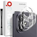 For Honor 400 Global 156.5mm 2pcs NORTHJO Camera Lens Protector 3D HD Tempered Glass Film(Clear)