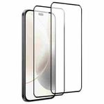 For Honor 400 Lite Global 2pcs NORTHJO A++ Screen Protector Full Glue Silk Printing Tempered Glass Film