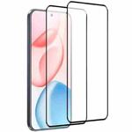 For Honor 400 Global 156.5mm 2pcs NORTHJO A++ Screen Protector Full Glue Silk Printing Tempered Glass Film