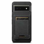 For Google Pixel 6 Suteni H17 Litchi Texture Leather Magnetic Detachable Wallet Phone Case(Black)