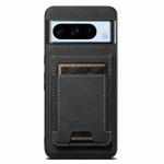 For Google Pixel 8 Pro Suteni H17 Litchi Texture Leather Magnetic Detachable Wallet Phone Case(Black)