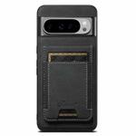For Google Pixel 9 Pro XL Suteni H17 Litchi Texture Leather Magnetic Detachable Wallet Phone Case(Black)