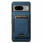 For Google Pixel 10 Suteni H17 Litchi Texture Leather Magnetic Detachable Wallet Phone Case(Blue)