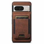 For Google Pixel 10 Pro XL Suteni H17 Litchi Texture Leather Magnetic Detachable Wallet Phone Case(Brown)