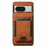 For Google Pixel 10 Pro XL Suteni H17 Litchi Texture Leather Magnetic Detachable Wallet Phone Case(Khaki)