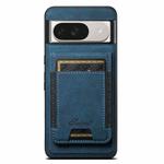 For Google Pixel 10 Pro XL Suteni H17 Litchi Texture Leather Magnetic Detachable Wallet Phone Case(Blue)