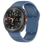 For Samsung Galaxy Watch 8  40 / 44mm Dot Pattern Release Buckle Silicone Watch Band(Ice Ocean Blue)