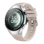 For Huawei Watch 5 42mm Corrugated Silicone Watch Band(Starlight)
