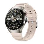 For Huawei Watch 5 46mm Metal Pin Buckle Silicone Watch Band(Starlight)