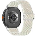 For Samsung Galaxy Watch 8 40 / 44mm Ethnic Style Elastic Nylon Braided Watch Band(Starlight)