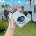 For Xiaomi 15 Ultra Dual-Color Clear Acrylic Hybrid TPU MagSafe Phone Case with Strap(White)