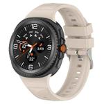 For  Samsung Galaxy Watch 8 40 / 44mm Ice Crystal Texture Silicone Watch Band(Starlight)