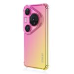 For Huawei Pura 80 Ultra ENKAY Hat-Prince Gradient Airbag TPU Phone Case(Pink Gold)