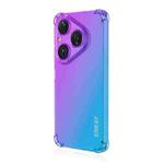 For Huawei Pura 80 ENKAY Hat-Prince Gradient Airbag TPU Phone Case(Purple Blue)