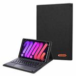 For 10-11 inch Fabric Texture Horizontal Flip Leather Universal Tablet Case(Black)