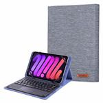 For 10-11 inch Fabric Texture Horizontal Flip Leather Universal Tablet Case(Blue)