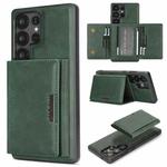 For Samsung Galaxy S25 Ultra 5G Kalebol Strong Magnetic MagSafe Tri-Fold Wallet Leather Phone Case(Green)