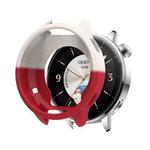 For OPPO Watch X2 Mini Silicone Watch Protective Case(Starlight+Red)