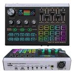 X9 48V Phantom Power Bluetooth Audio Mixer 4-Channel USB Sound Card Voice Changer