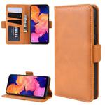 Wallet Stand Leather Cell Phone Case for Galaxy A10E，with Wallet & Holder & Card Slots(Yellow)