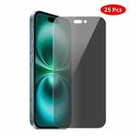 For iPhone 16 Plus JUNSUNMAY 25pcs Privacy Screen Protector Tempered Glass Film