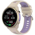 For Garmin Forerunner 970 Sports Steel Buckle Two Color Silicone Watch Band(Purple)