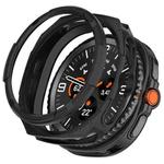 For Samsung Galaxy Watch 8 Classic / Ultra 2  Hollow Armor Protector TPU Watch Protective Case(Black)