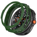 For Samsung Galaxy Watch 8 Classic / Ultra 2  Hollow Armor Protector TPU Watch Protective Case(Green)