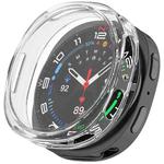 For Samsung Galaxy Watch 8 44mm All Coverage Electroplated TPU Watch Protective Case(Transparent)