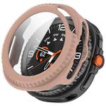 For Samsung Galaxy Watch 8 Classic / Ultra 2  Tempered Film Integrated PC Watch Case(Cherry Pink)