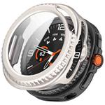 For Samsung Galaxy Watch 8 Classic / Ultra 2  Tempered Film Integrated PC Watch Case(Frosted Starlight)