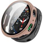For Samsung Galaxy Watch 8 40mm Tempered Film Integrated PC Watch Case(Cherry Pink)