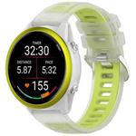 22mm Jelly Silicone Watch Band(Lime)