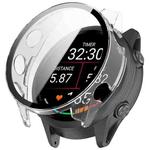 For Garmin Forerunner 570 47mm Tempered Film Integrated PC Watch Case(Transparent)