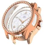 For Honor ROSSINI 2e Single Row Diamond Half Coverage Hollow TPU Watch Case(Rose Gold)
