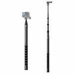 JMARY MT-65 For Action Cameras 3m Carbon Fiber Selfie Stick Monopod 5 Section Extension Pole