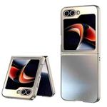 For Samsung Galaxy Z Flip5 5G AG Frosted Folding Shockproof Phone Case(Gold)